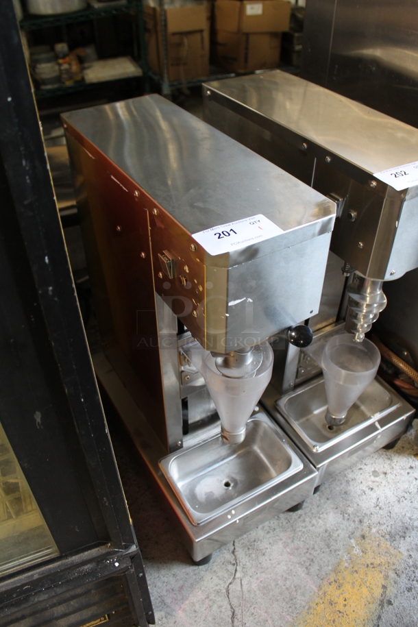 Vevor BJB7150T Stainless Steel Commercial Countertop Frozen Yogurt / Ice Cream Milkshake Mixer. 110 Volts, 1 Phase. Tested and Working! - Image 3 of 4