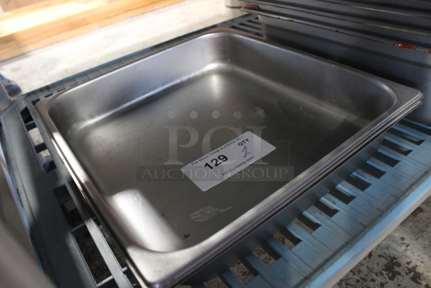 2 Stainless Steel Drop In Bins. 13x14x2.5. 2 Times Your Bid! - Image 2 of 2