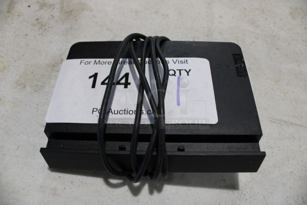Black Countertop Credit Card Reader. 5x4x1 - Image 1 of 3
