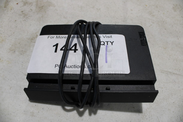 Black Countertop Credit Card Reader. 5x4x1