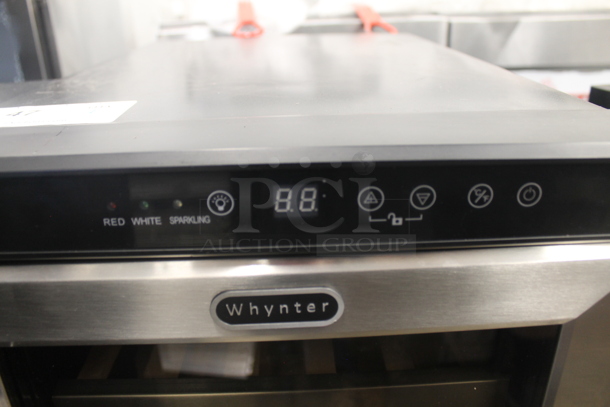 BRAND NEW SCRATCH AND DENT! Whynter BWR-33SD Stainless Steel 33 Bottle 15" Built In Stainless Wine Refrigerator Cooler Merchandiser. 115 Volts, 1 Phase. Tested and Working! - Image 4 of 7