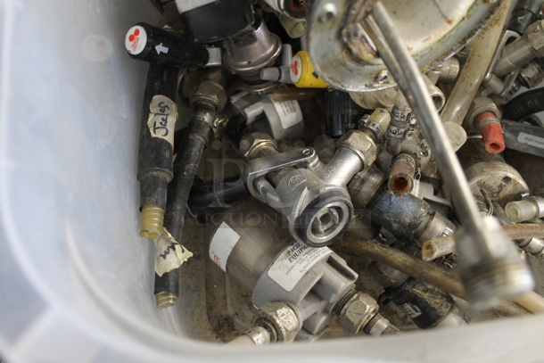 ALL ONE MONEY! Lot of 2 Tap Beer Tower and Various Couplers and Hose Pieces - Image 2 of 5