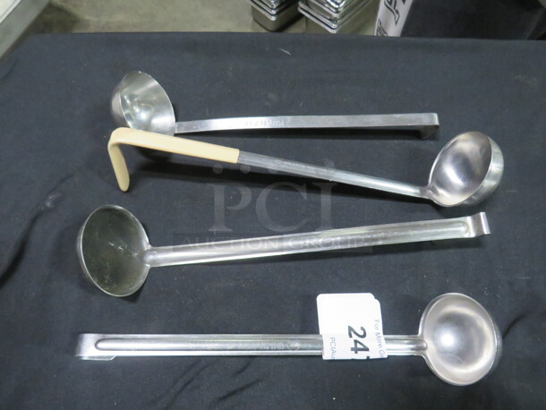 Stainless Steel Assorted Size Ladle. 4XBID