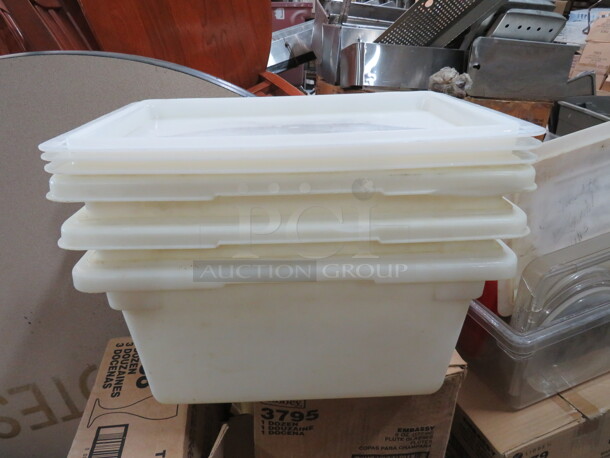 4.75 Gallon Food Storage Container With Lid. 3XBID