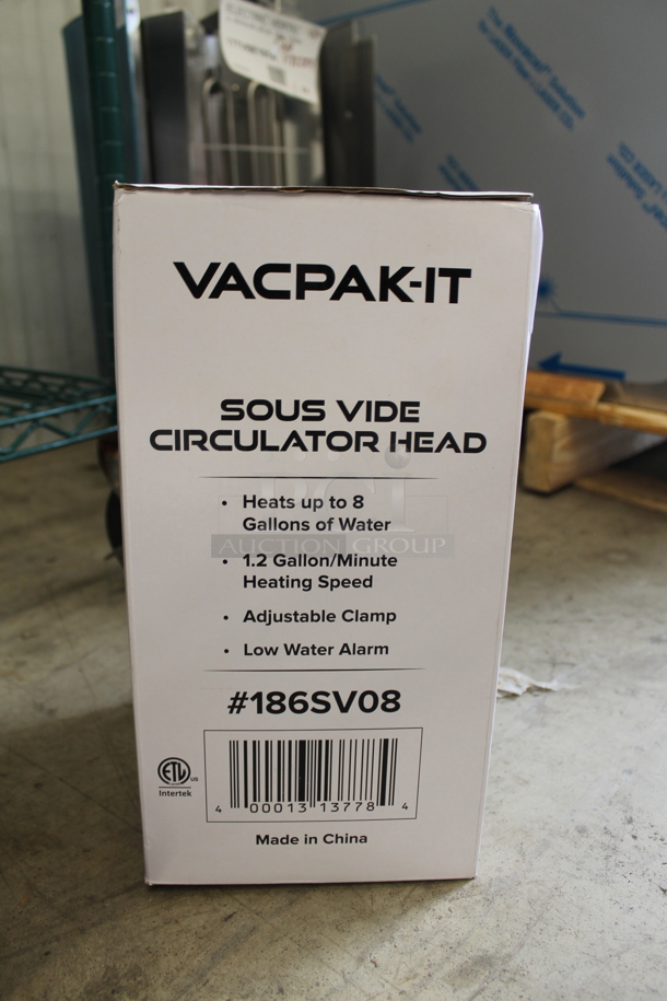 LIKE NEW! Vacpak-it 186SV08 Stainless Steel Commercial 10.5 Gallon Sous Vide Immersion Circulator Head. 120 Volts, 1 Phase. Tested and Working! - Image 5 of 6