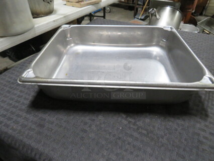 Half Size 2.5 Inch Deep  Hotel Pan. 3XBID.