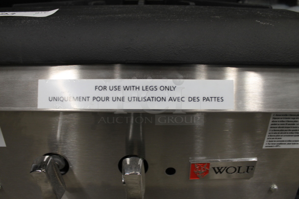 BRAND NEW SCRATCH AND DENT! Wolf WSPR1N-1 Commercial Stainless Steel Natural Gas Stock Pot Range With One Burner On Galvanized Legs. 110,000 BTU.  - Image 5 of 8