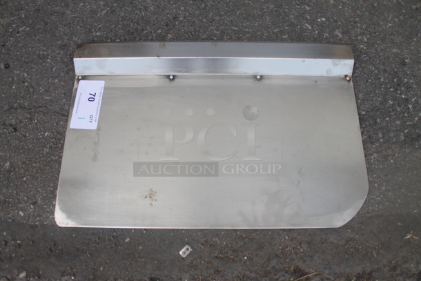 Stainless Steel Side Splash Guard. - Image 1 of 3