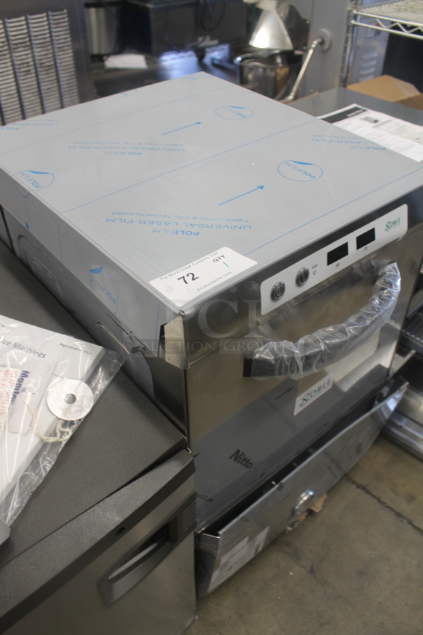 BRAND NEW SCRATCH AND DENT! 2022 Noble 495HTGW22 Stainless Steel Commercial Undercounter Glass Washer. 208-240 Volts, 1 Phase. - Image 2 of 6