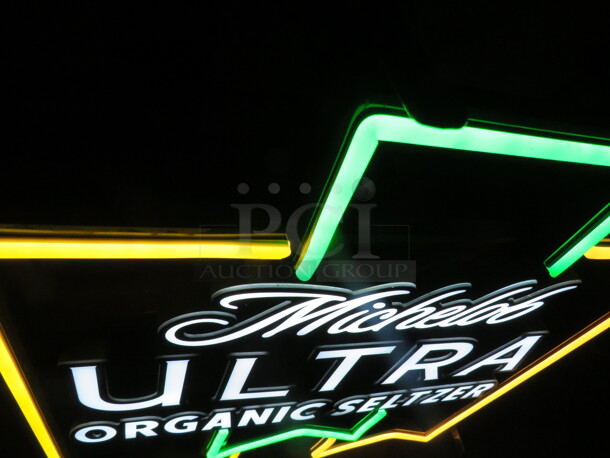 One Working Michelob Organic Seltzer Ultra Electric Light. - Image 2 of 2