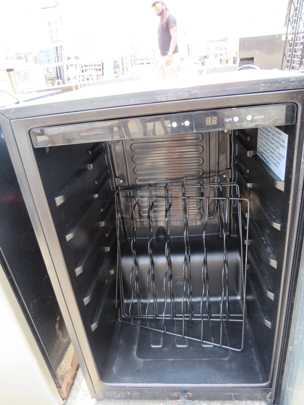 One 1 Door Frigidaire Glass Door Refrigerator. Model# FFBC46L2QS-1. 115 Volt. 21.5X24X33 - Image 2 of 2