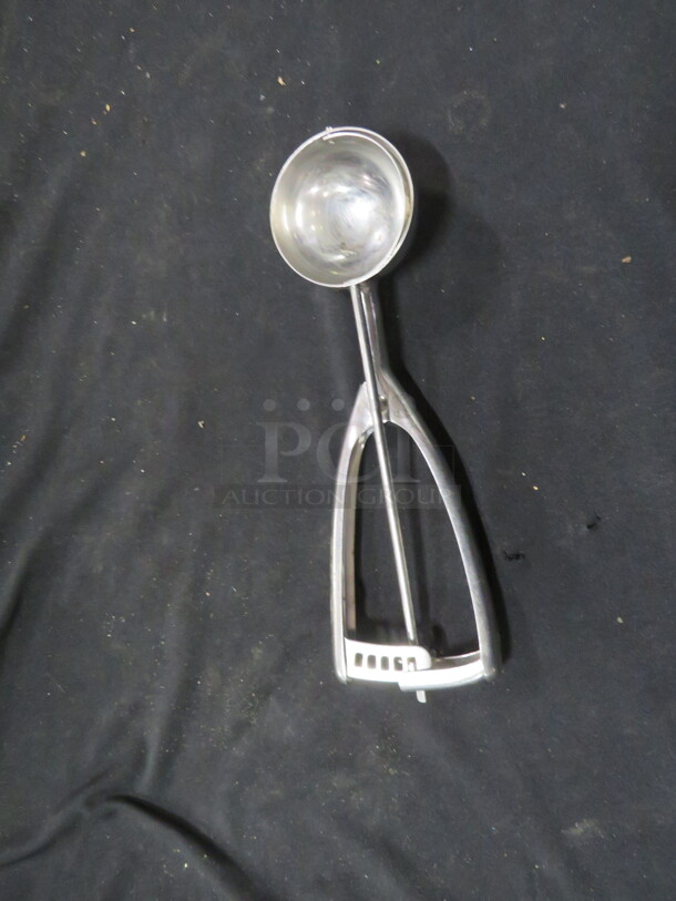 One Stainless Steel Disher.