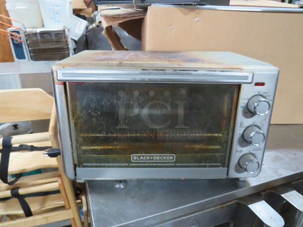 One Black And Decker Toaster Oven.