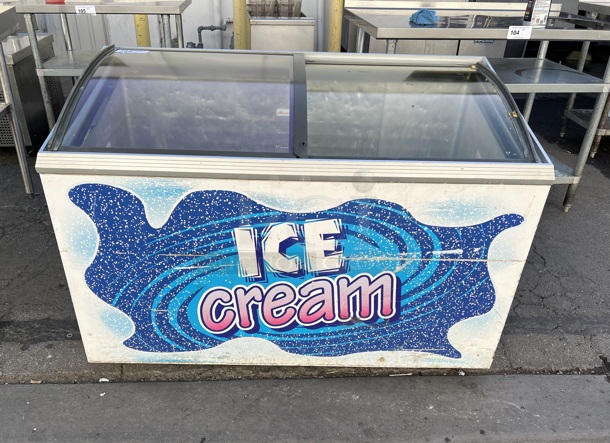 Commercial Ice Cream Freezer Caravell 115V Tested and Working!