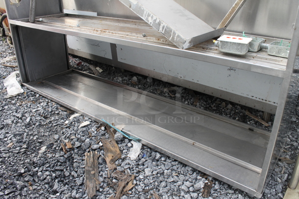 ALL ONE MONEY! Stainless Steel 2 Tier Over Shelf and Metal Table Piece - Image 5 of 5