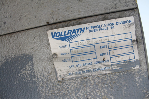 Vollrath 56745 4'x6'x6' Walk In Cooler With Bally Unit Fan BLP107MAS1BTD6N 115V, 1 Phase And Tecumsah Compressor AE234-AS-668-A2, AEA4440AXA. 100-115V. - Image 5 of 12