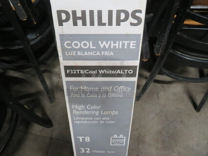 One Case Of 10 Phillips T8 48 Inch Bulbs. 
