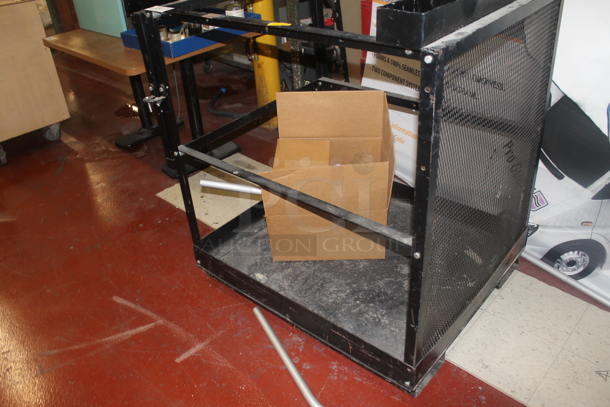 Metal Black Unit and Floor Panel - Image 3 of 4