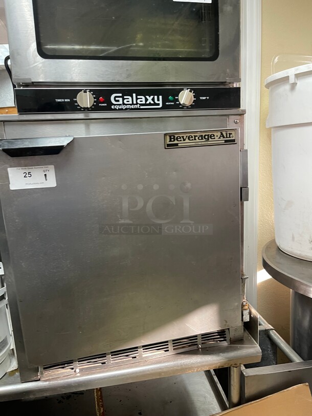 Working! Beverage Air UCR26HC 26 inch W Undercounter Commercial Refrigerator w/ (1) Sections & (1) Door, 115v NSF Tesed and Working! - Image 2 of 4