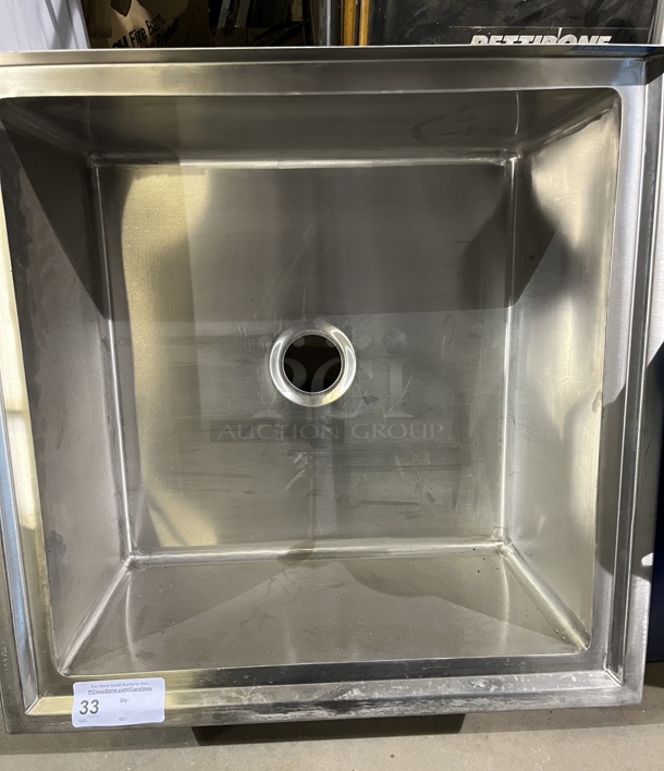 1 Compartment Sink, No Legs - Image 1 of 2