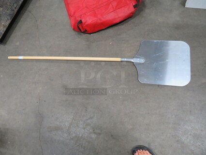 One NEW Wooden Handle  Pizza Paddle.