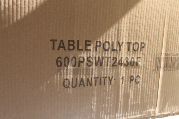 6 BRAND NEW IN BOX! Regency 600PSWT2430F White Poly Cutting Table Cutting Boards. 6 Times Your Bid. - Image 4 of 4