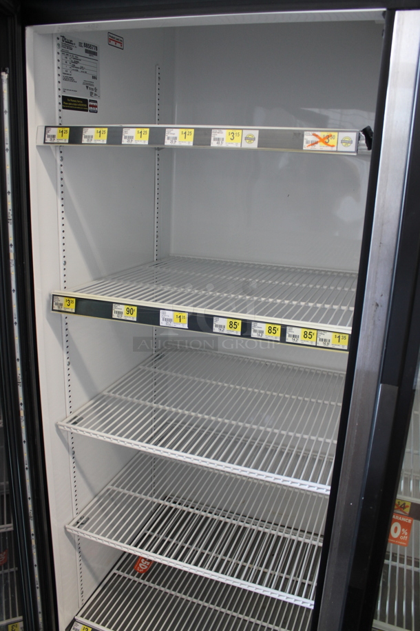 2016 True GDM-72-HC-TSL01 Metal Commercial 3 Door Reach In Cooler Merchandiser w/ Poly Coated Racks. 115 Volts, 1 Phase. Tested and Working! - Image 2 of 6