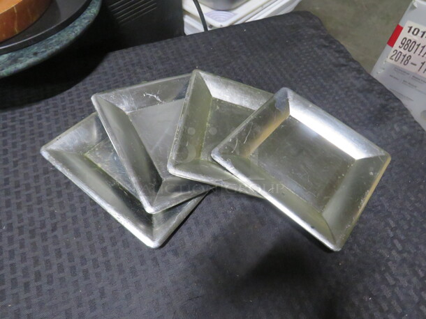 7X7 Silver Serve Plate. 4XBID - Image 1 of 1