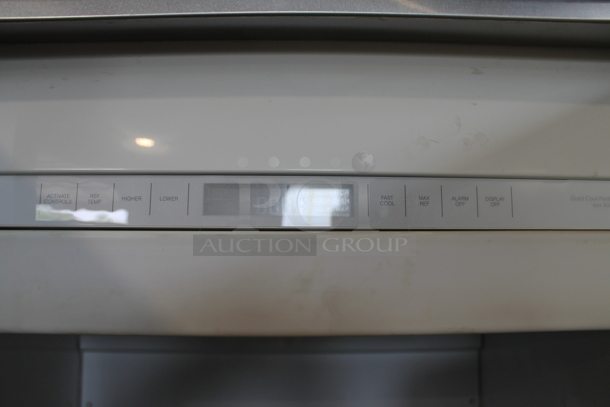 Viking Professional Stainless Steel Commercial Single Door Reach In Cooler. 115 Volts, 1 Phase. Tested and Powers On But Does Not Get Cold - Image 7 of 11