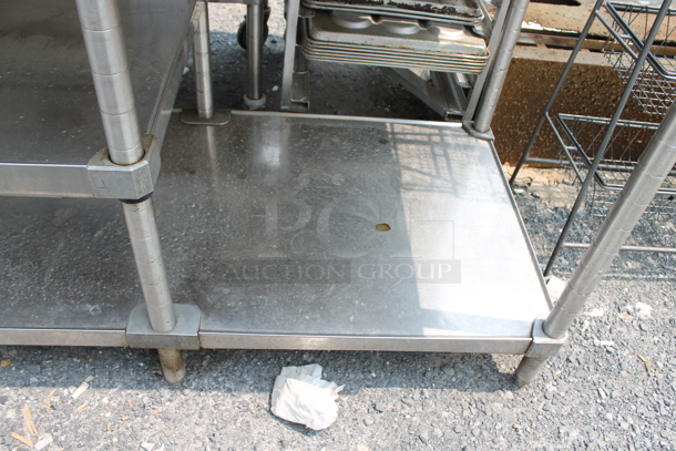 Stainless Steel Table w/ Under Shelves. - Image 3 of 3