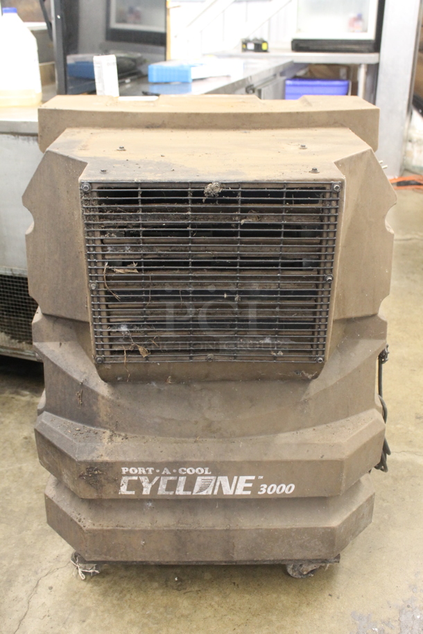Portacool PAC2KCYC01A Cyclone 3000 Metal Commercial Floor Style Evaporative Cooler. 115 Volts, 1 Phase.
