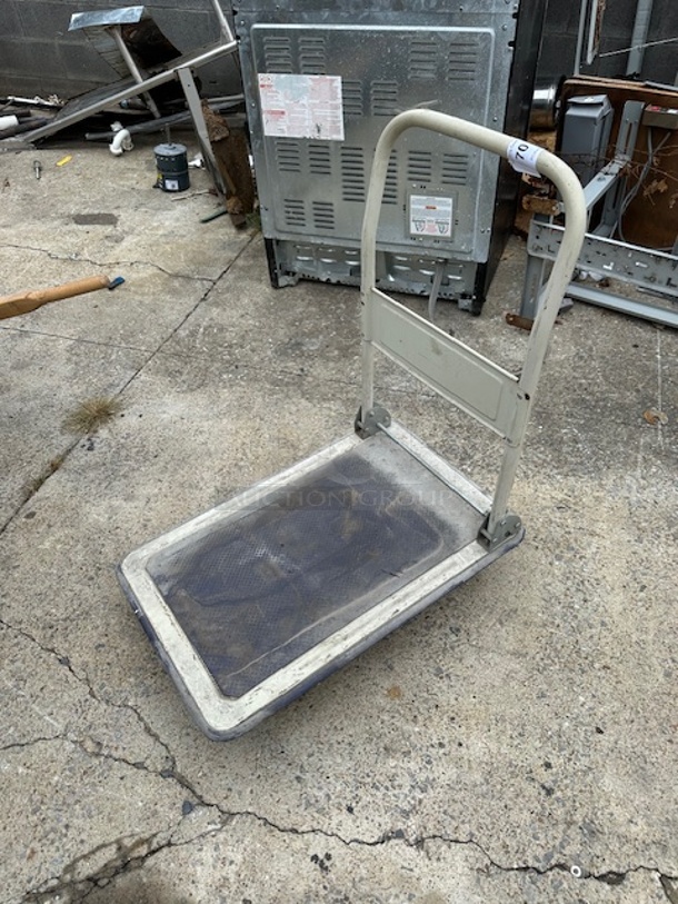 One 400lb Cap Cart On Casters. 30X19X33 - Image 1 of 1