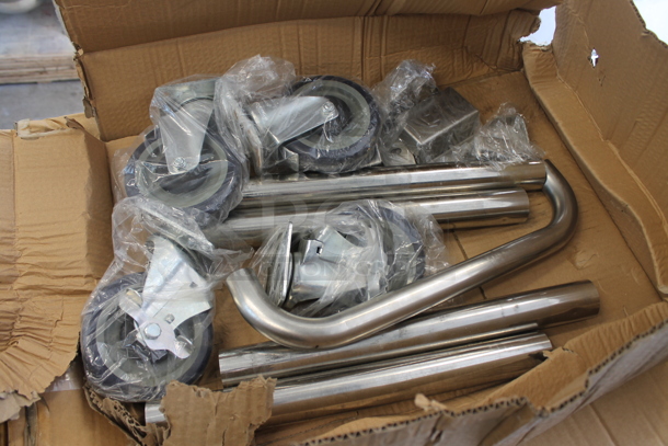 BRAND NEW SCRATCH AND DENT! 2022 Backyard Pro LPG60RD 60" Stainless Steel Liquid Propane Outdoor Grill With 2 Roll Dome Lids. Stock Picture Used as Gallery Picture. - Image 7 of 12