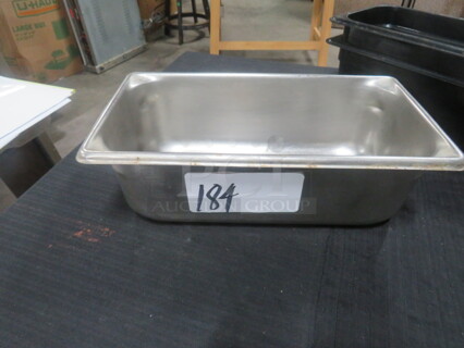 One 1/3 Size 4 Inch Deep Hotel Pan.