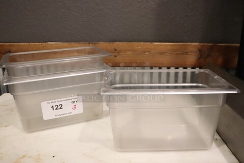 Plastic Rectangle Prep/Container
QTY 3
12.5x10.5x5.75
Your Bid x 3 