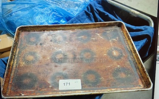 One Full Size Perforated Sheet Pan.