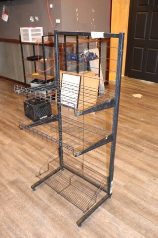 Black Freestanding Wire Display Rack
Qty 1 