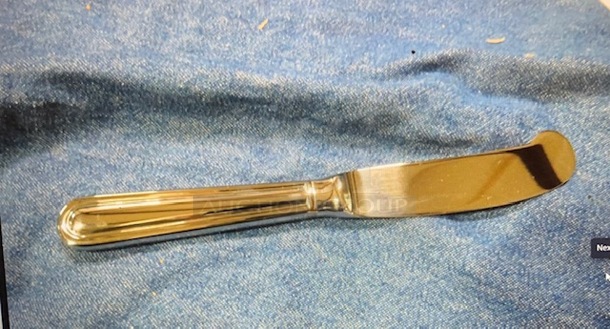 NEW Solid Handle Butter Knife. 12XBID - Image 1 of 1
