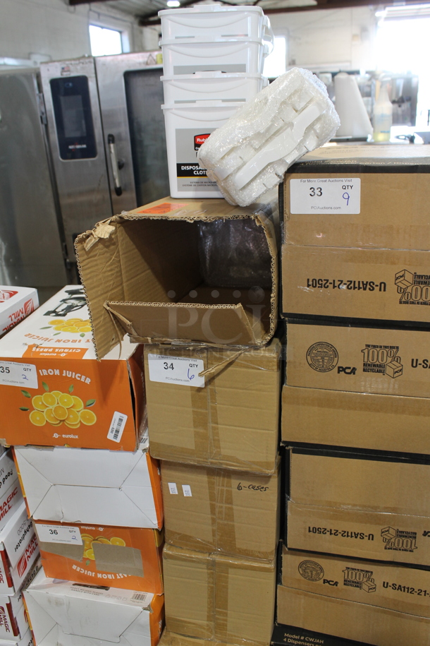 6 Boxes of 4 BRAND NEW! Hygen White Poly Charging Buckets. 6 Times Your Bid! - Image 2 of 5