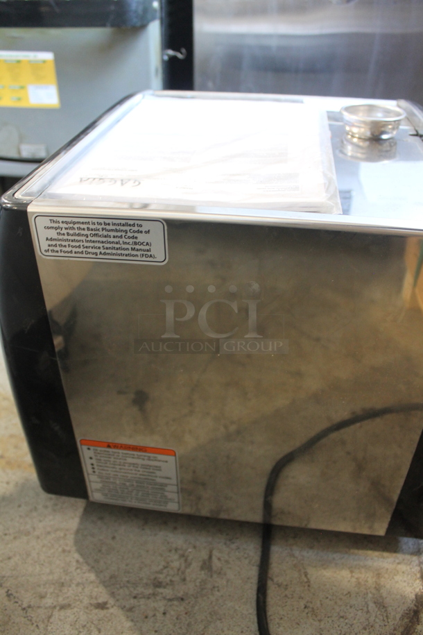 	BRAND NEW SCRATCH AND DENT! 2022 Gaggia CGG191A50NU Stainless Steel Commercial Countertop Single Group Espresso Machine w/ Portafilter and Steam Wand. 115 Volts, 1 Phase. Tested and Working! - Image 6 of 8