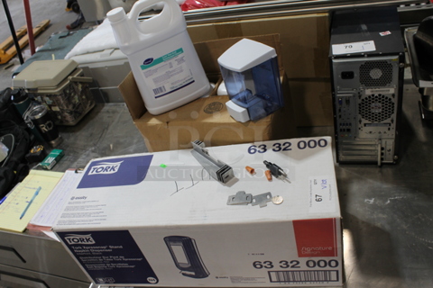 ALL ONE MONEY! Lot of Various Items Including Soap Dispenser and Napkin Dispenser