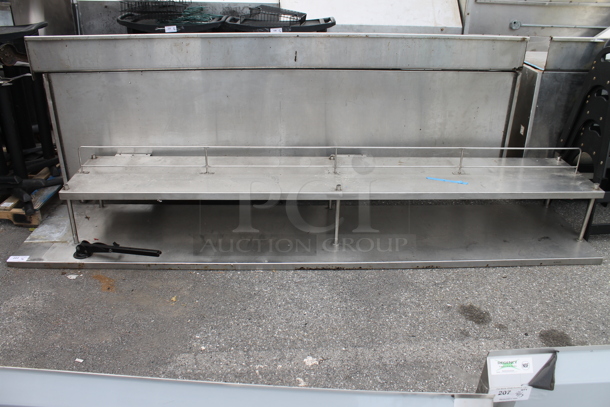 Stainless Steel Commercial Tabletop w/ Over Shelf - Image 1 of 4