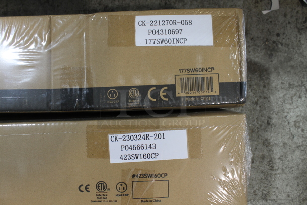 2 BRAND NEW! Stainless Steel Commercial 60" High Wattage Strip Warmer; ServIt 423SWI60CP and Avantco 177SW60INCP. 120 Volts, 1 Phase. 2 Times Your Bid! - Image 6 of 6