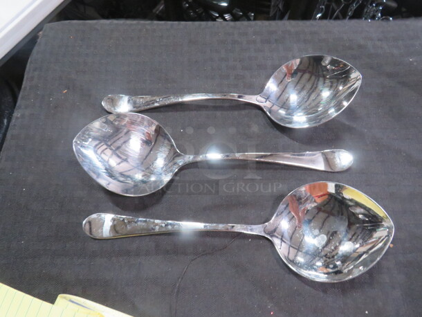 Silver Serving Spoon. 3XBID - Image 1 of 1