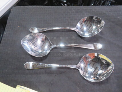 Silver Serving Spoon. 3XBID