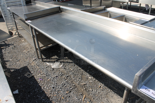 Stainless Steel Commercial Table w/ Back Splash. - Image 2 of 5