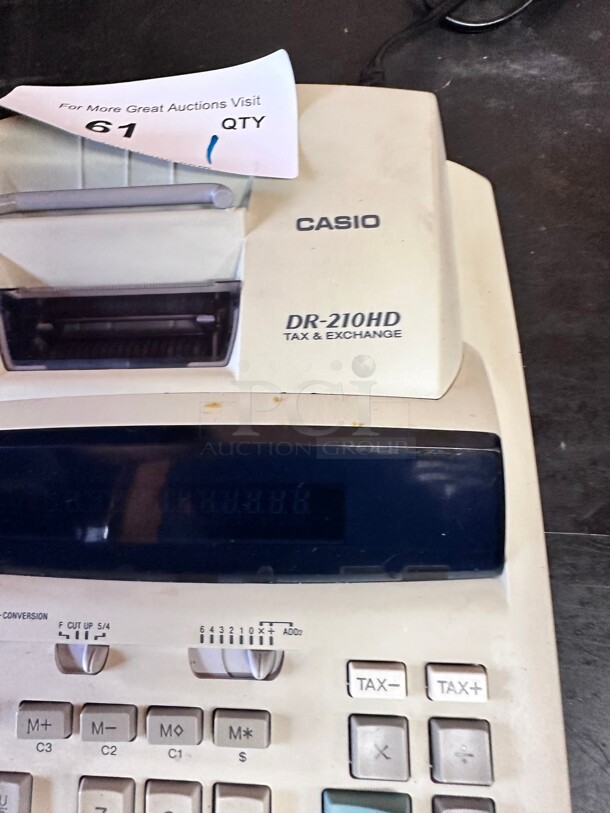 Working! Casio DR-210HD Tax and Exchange Calculator - Image 3 of 6