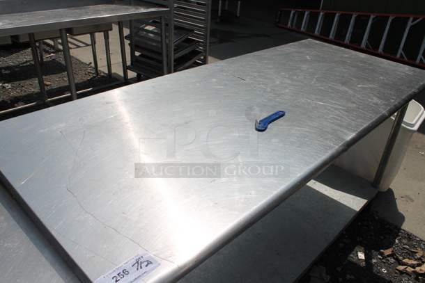 Stainless Steel Commercial Table w/ Metal Under Shelf. - Image 3 of 4