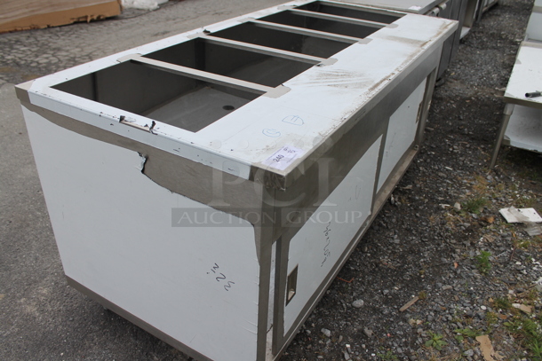 BRAND NEW SCRATCH AND DENT! Stainless Steel Commercial Counter w/ 2 Lower Doors.  - Image 2 of 8