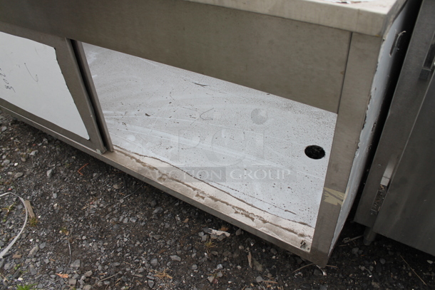 BRAND NEW SCRATCH AND DENT! Stainless Steel Commercial Counter w/ 2 Lower Doors.  - Image 8 of 8